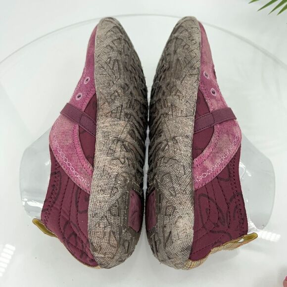 Cushe Shucoon Mary Jane Shoes Women's Size 9 Pink Purple Slip On Loafers Moc - Picture 7 of 12